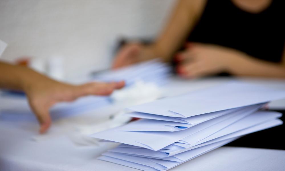 Brief mit Prio