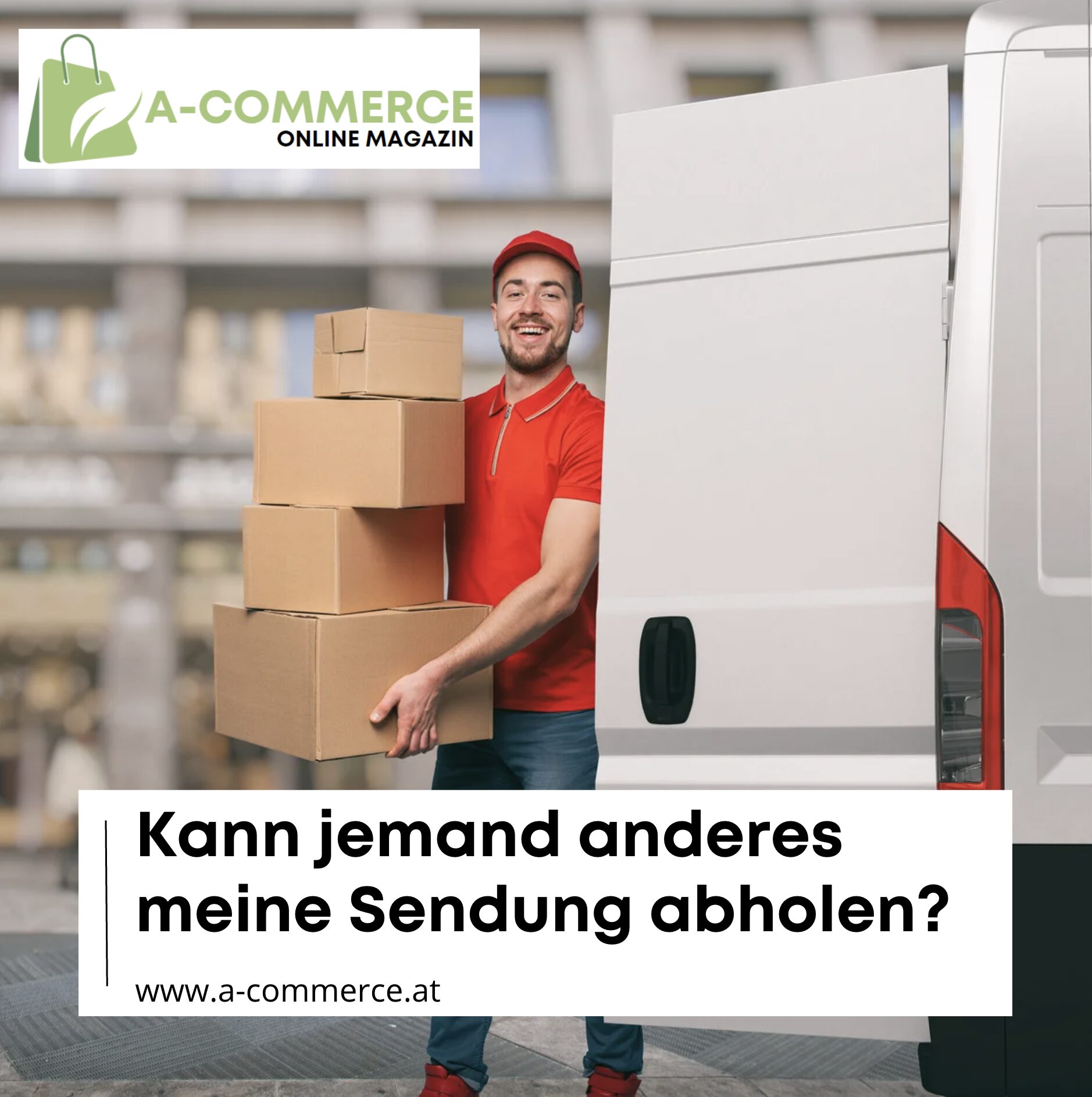 Kann jemand anderes meine Sendung abholen?