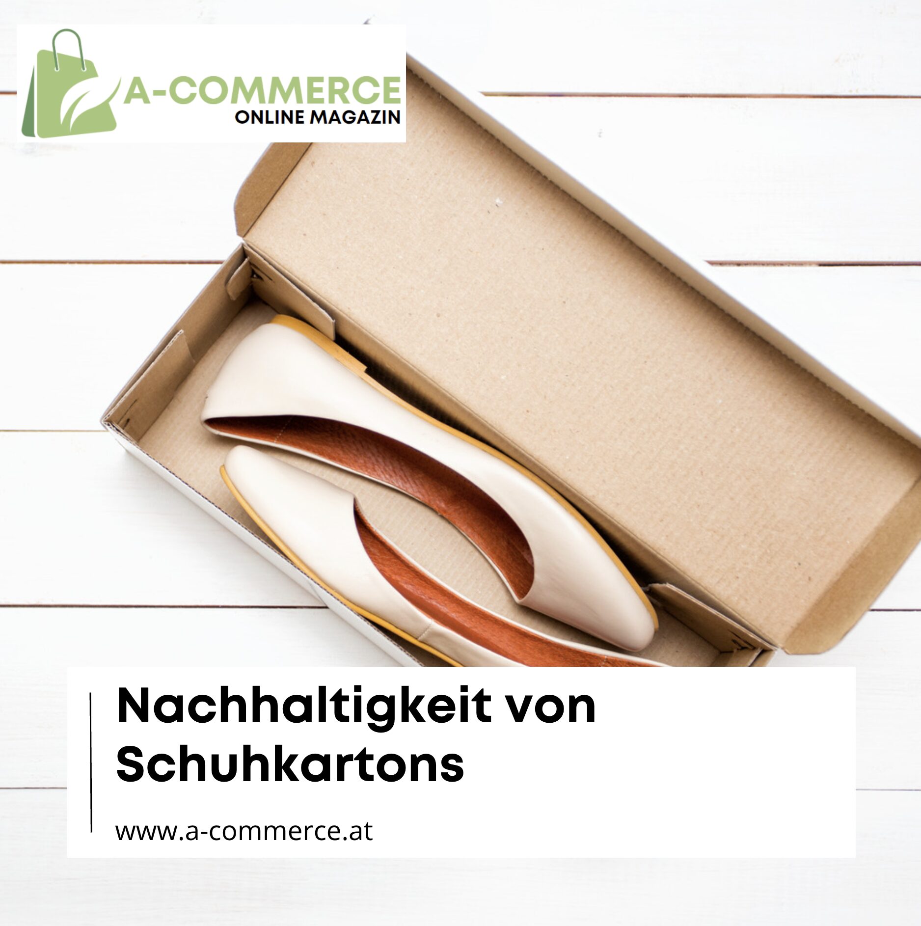 Nachhaltigkeit von Schuhkartons