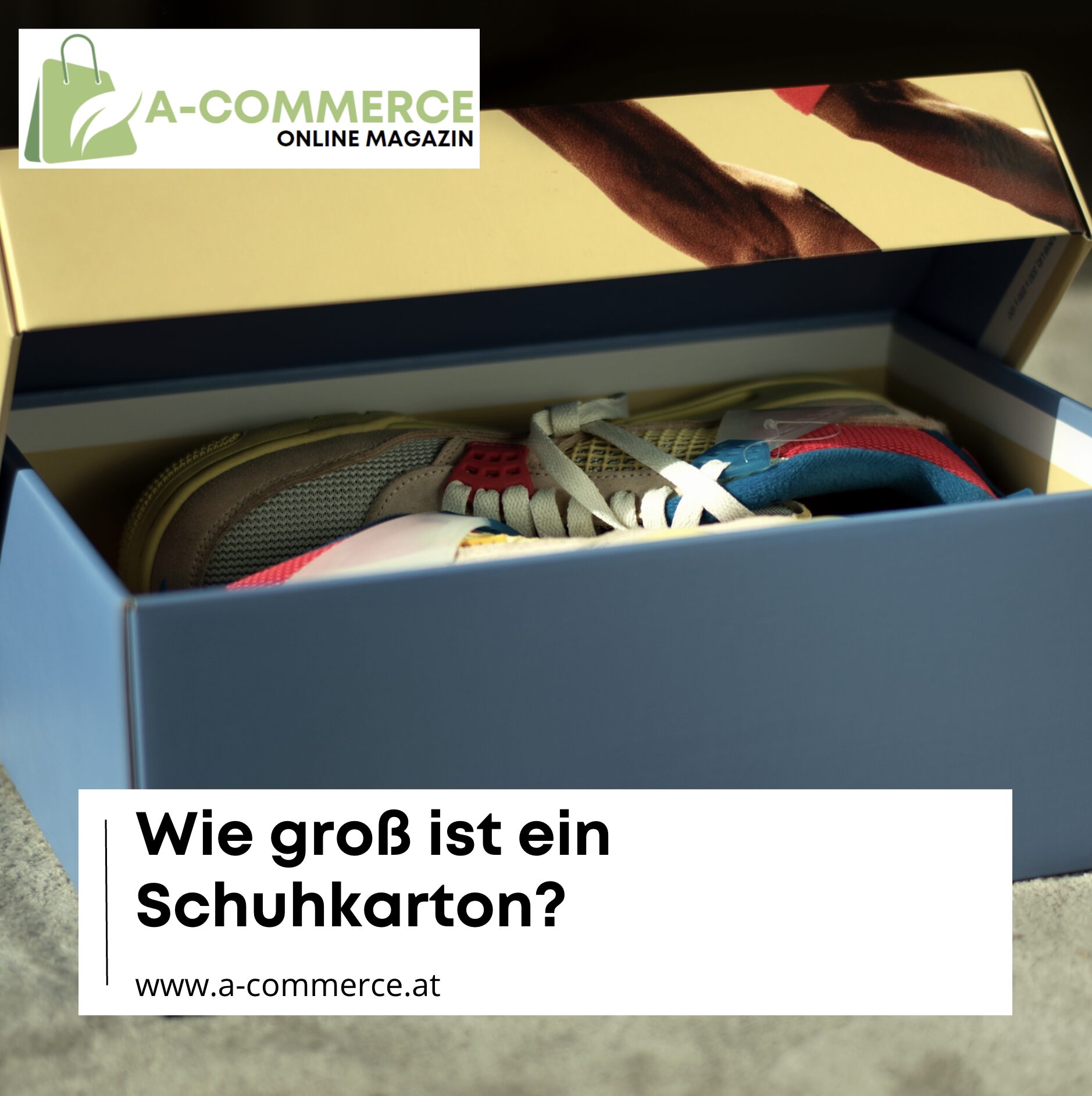 Wie groß ist ein Schuhkarton?