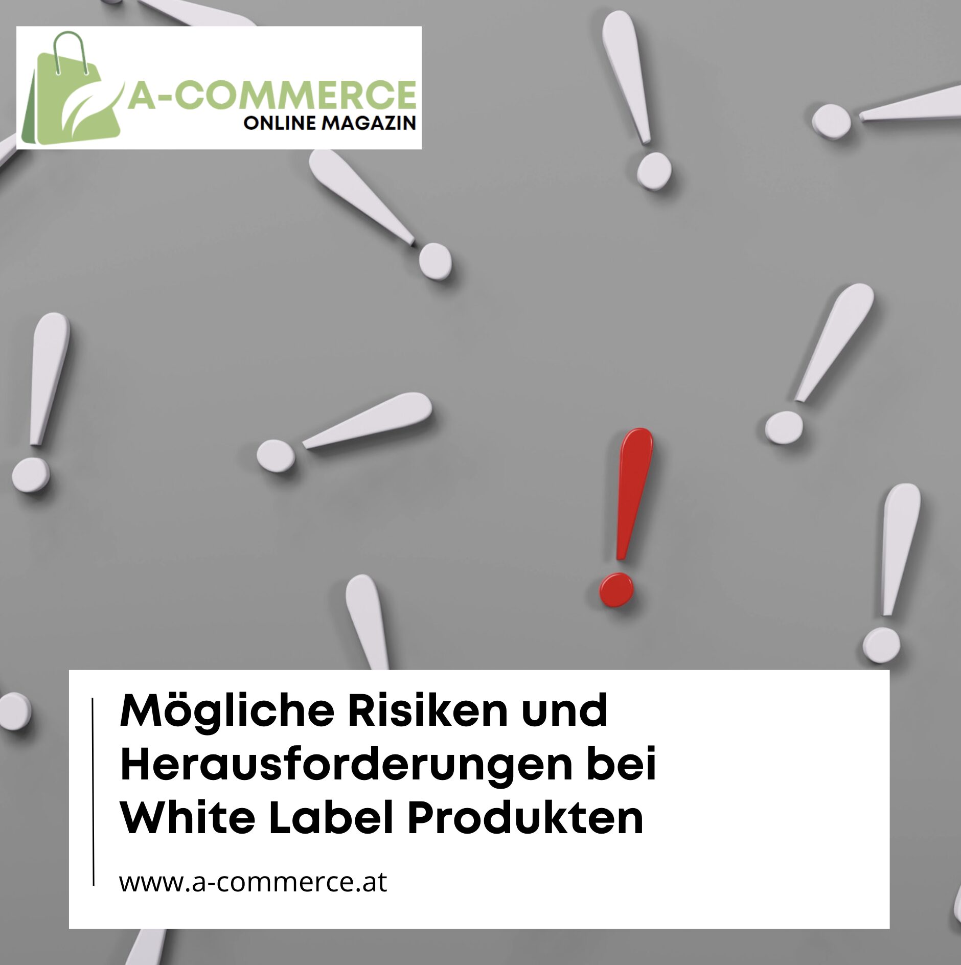 Mögliche Risiken und Herausforderungen bei White Label Produkten