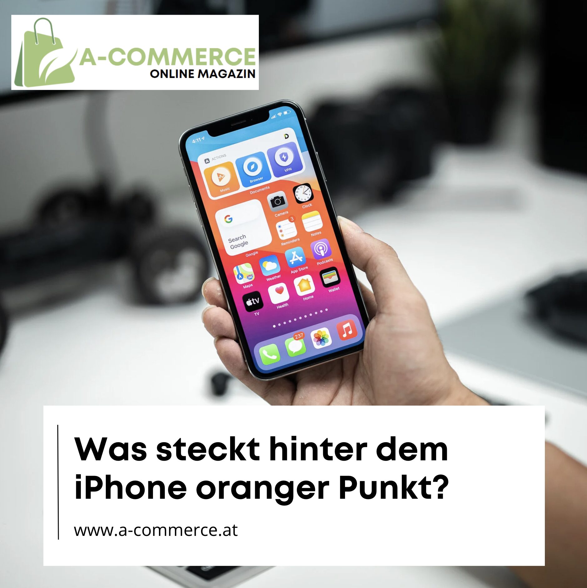 Was steckt hinter dem iPhone oranger Punkt? Was steckt hinter dem iPhone oranger Punkt?