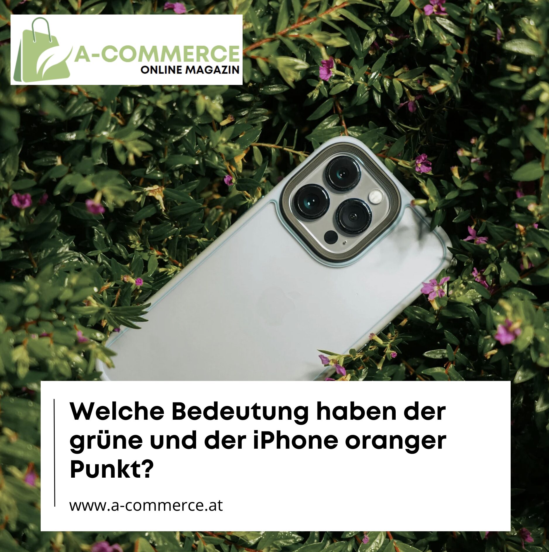 Welche Bedeutung haben der grüne und der iPhone oranger Punkt? Welche Bedeutung haben der grüne und der iPhone oranger Punkt?