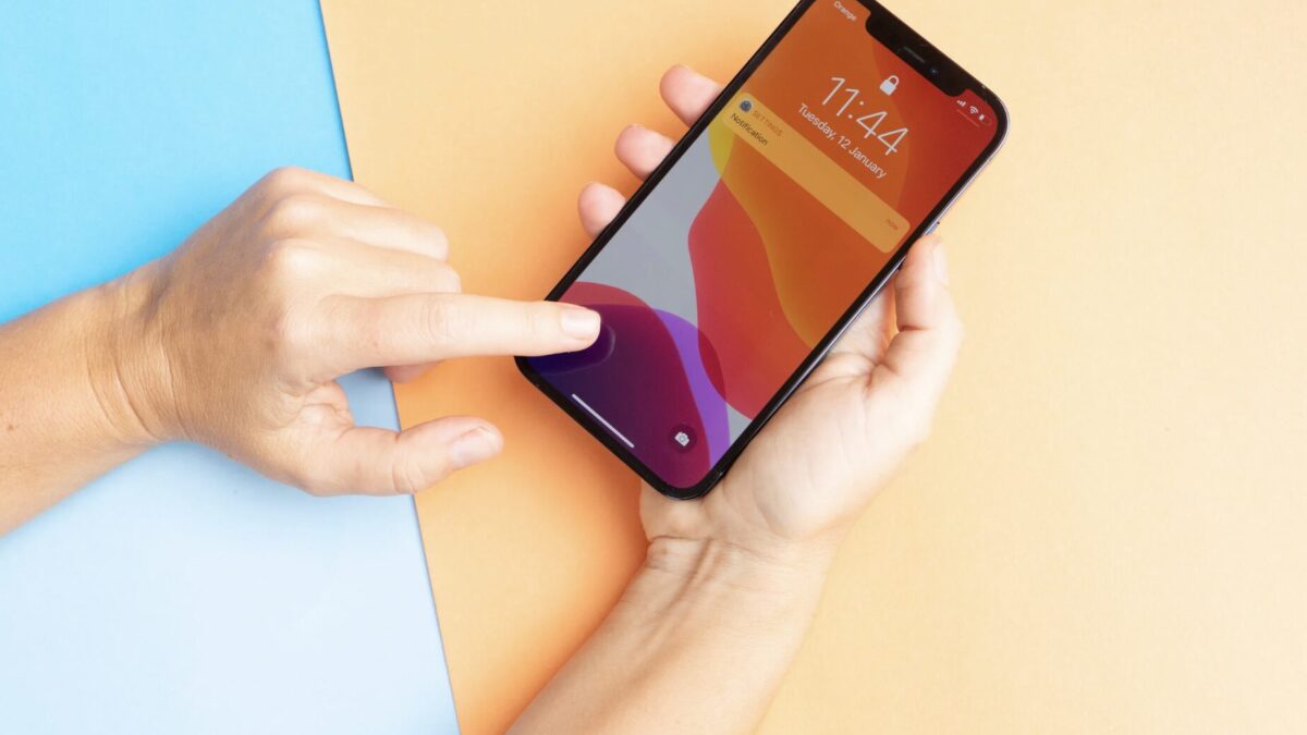 iPhone oranger Punkt
