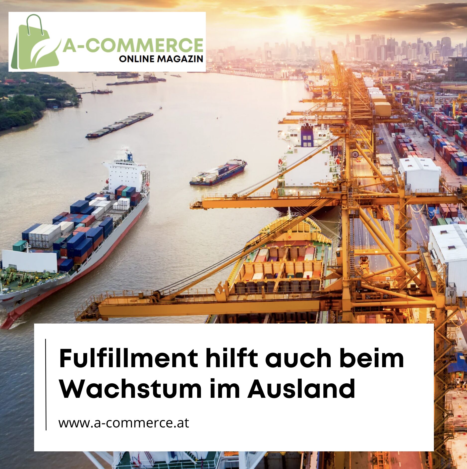 Fulfillment hilft auch beim Wachstum im Ausland