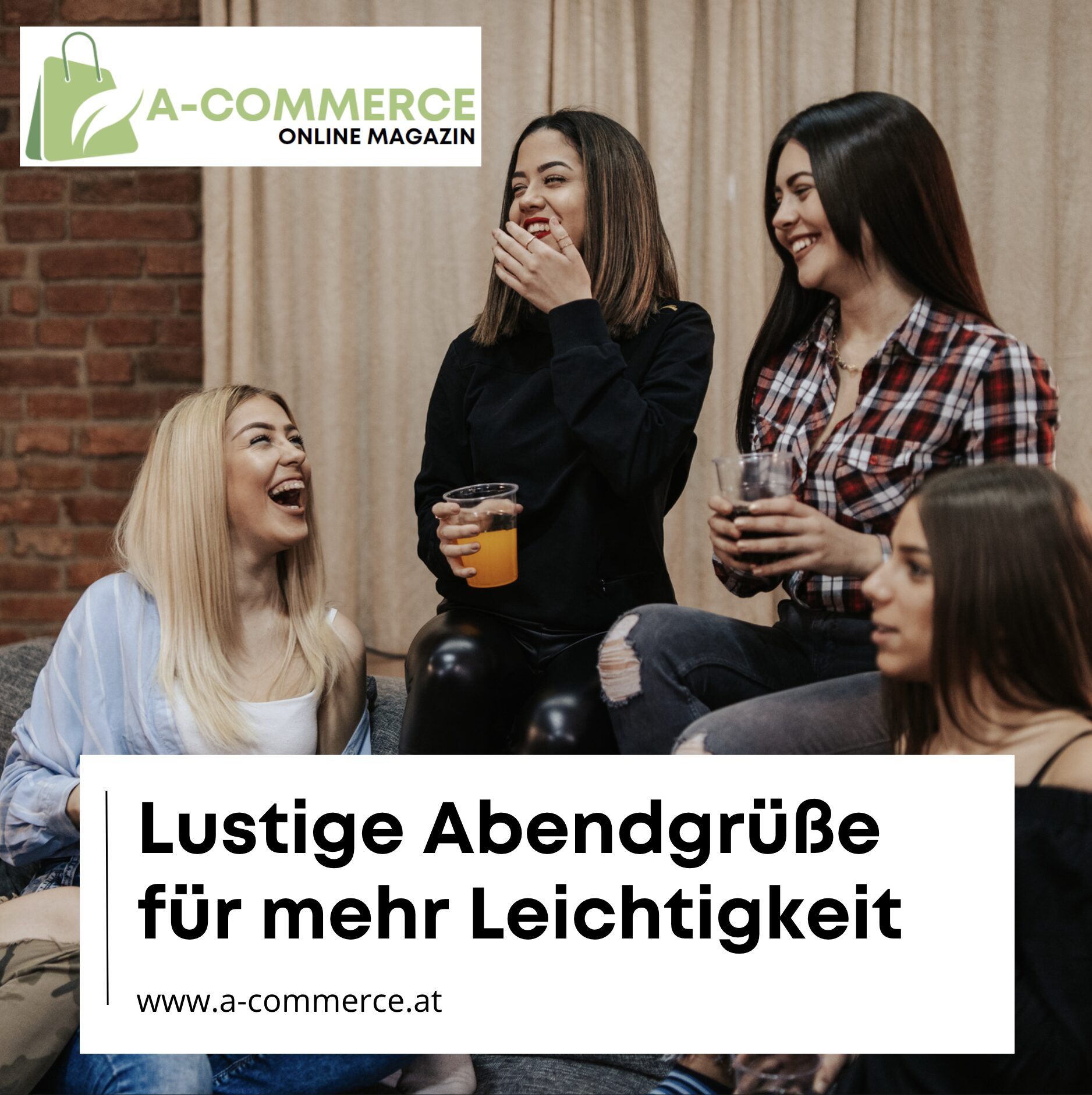 Lustige Abendgrüße für mehr Leichtigkeit