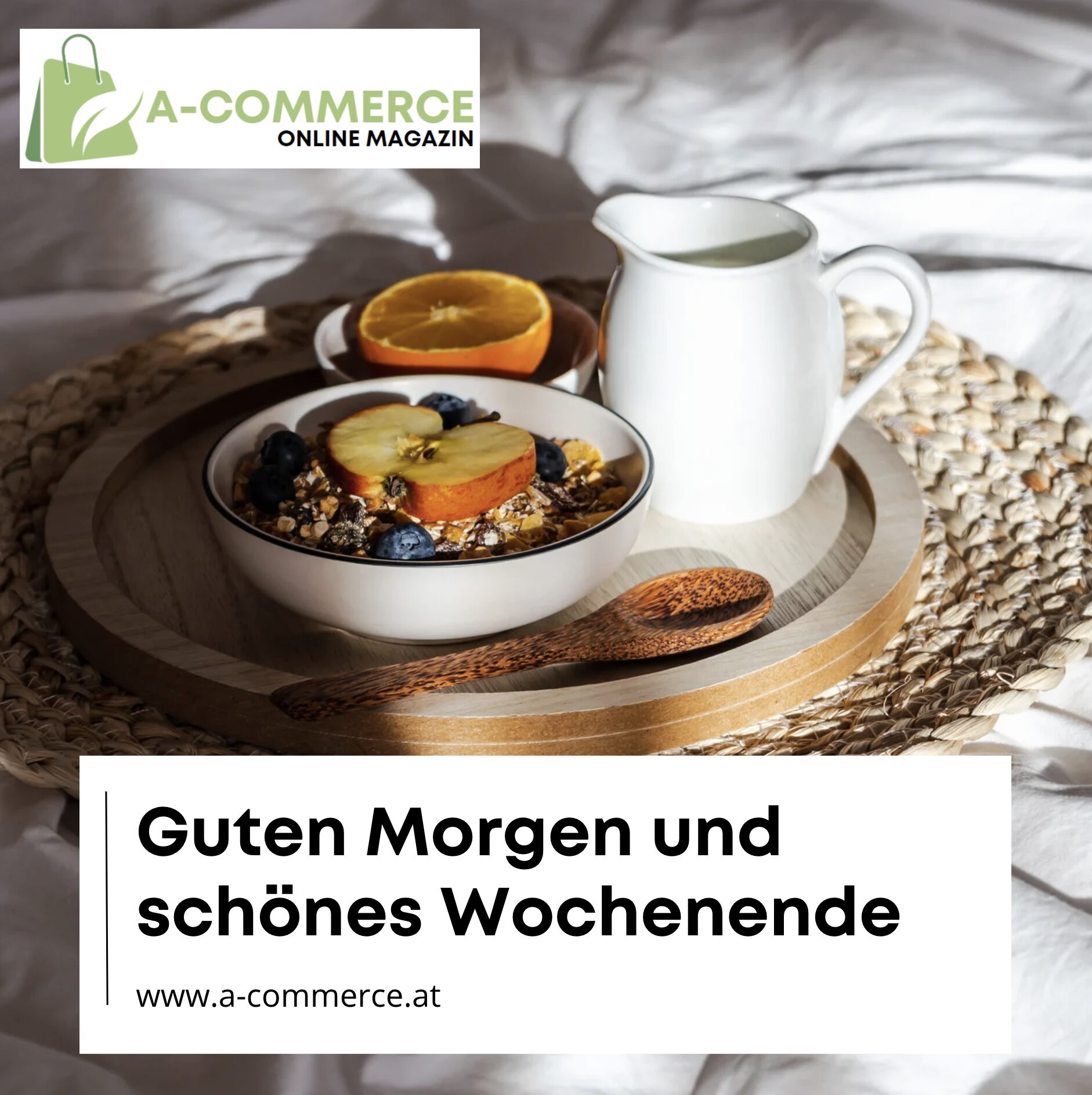 Samstagsrituale mit Guten Morgen und schönes Wochenende bereichern