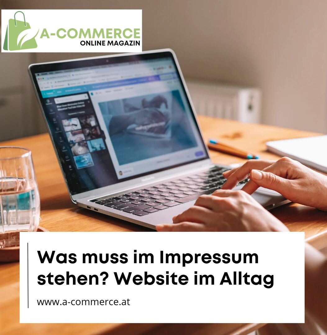 Was muss im Impressum stehen Website im Alltag