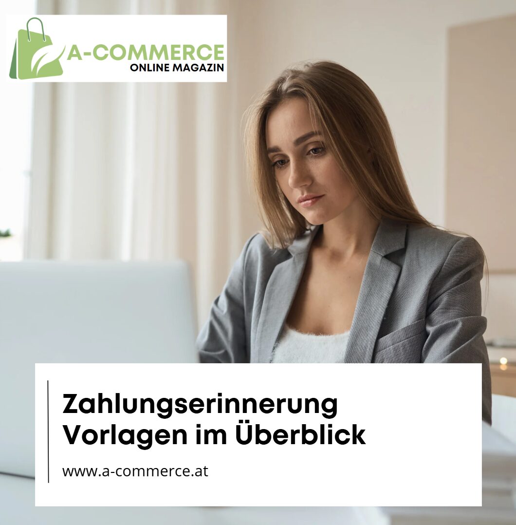 Zahlungserinnerung Vorlagen im Überblick