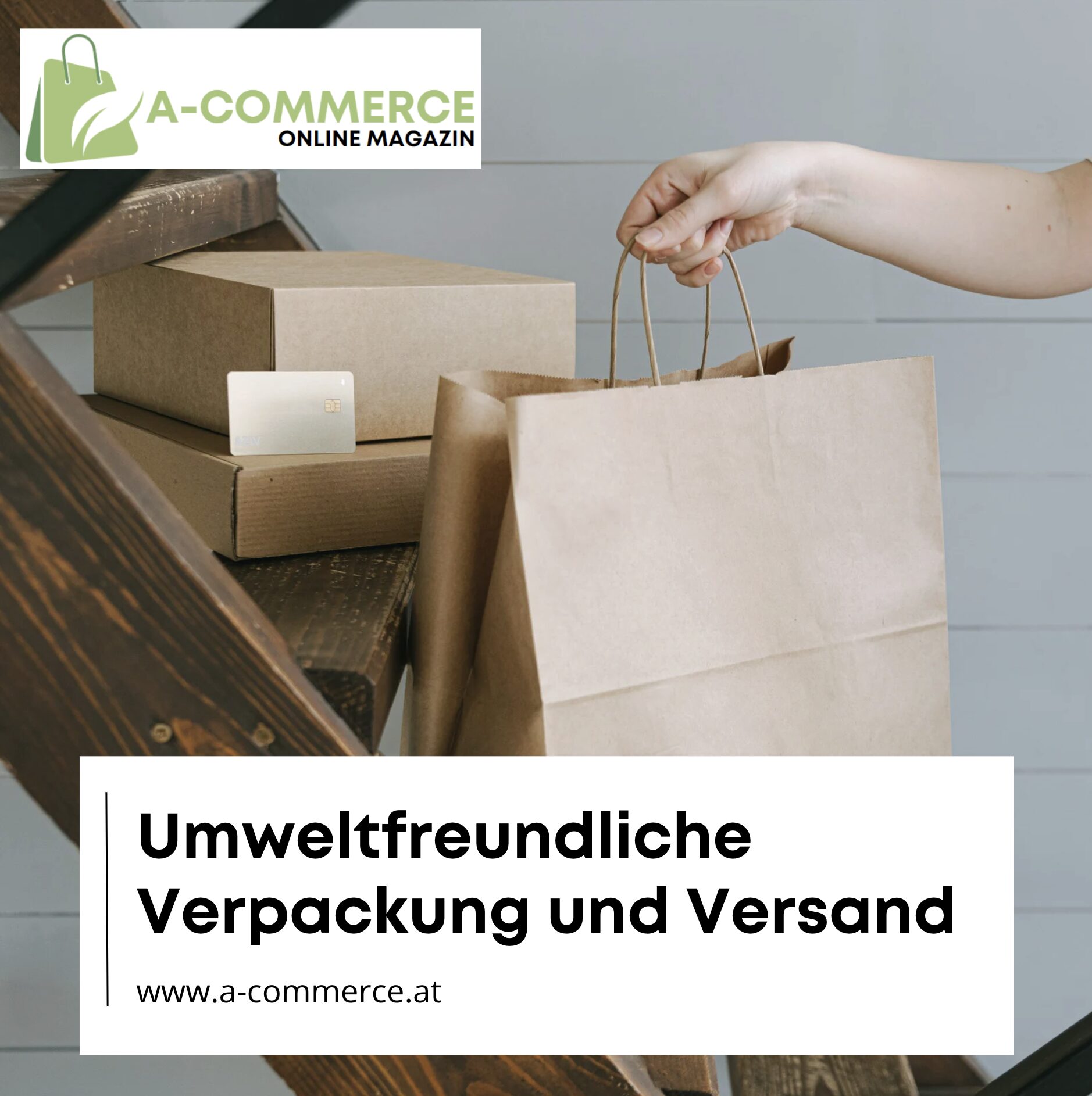 Umweltfreundliche Verpackung und Versand