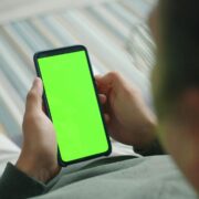 grüner streifen im display