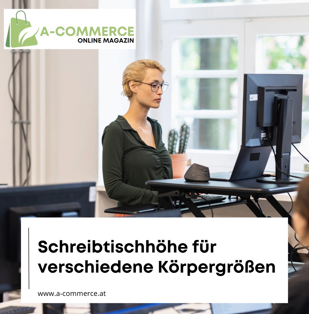 Schreibtischhöhe für verschiedene Körpergrößen Schreibtischhöhe für verschiedene Körpergrößen