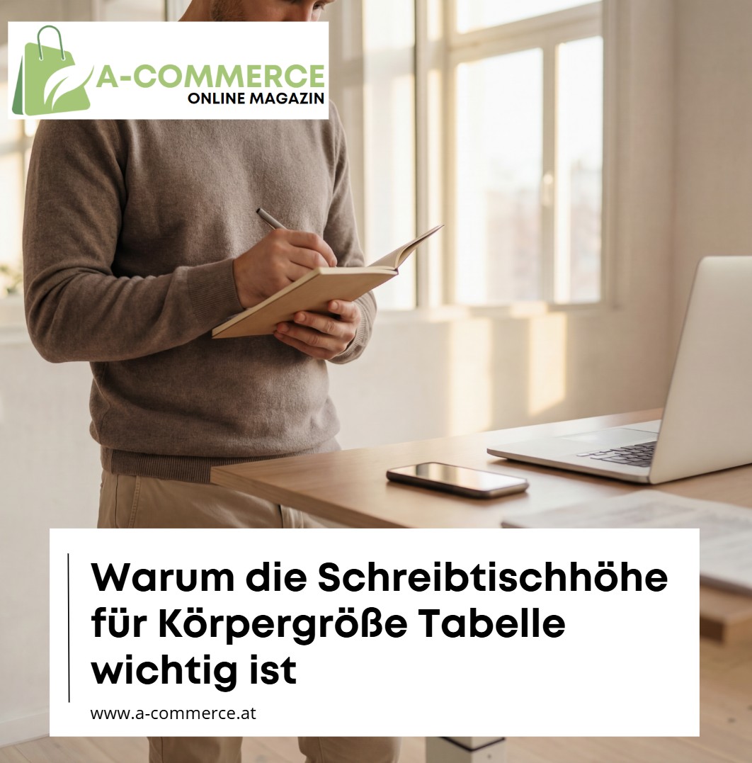 Warum die Schreibtischhöhe für Körpergröße Tabelle wichtig ist Warum die Schreibtischhöhe für Körpergröße Tabelle wichtig ist