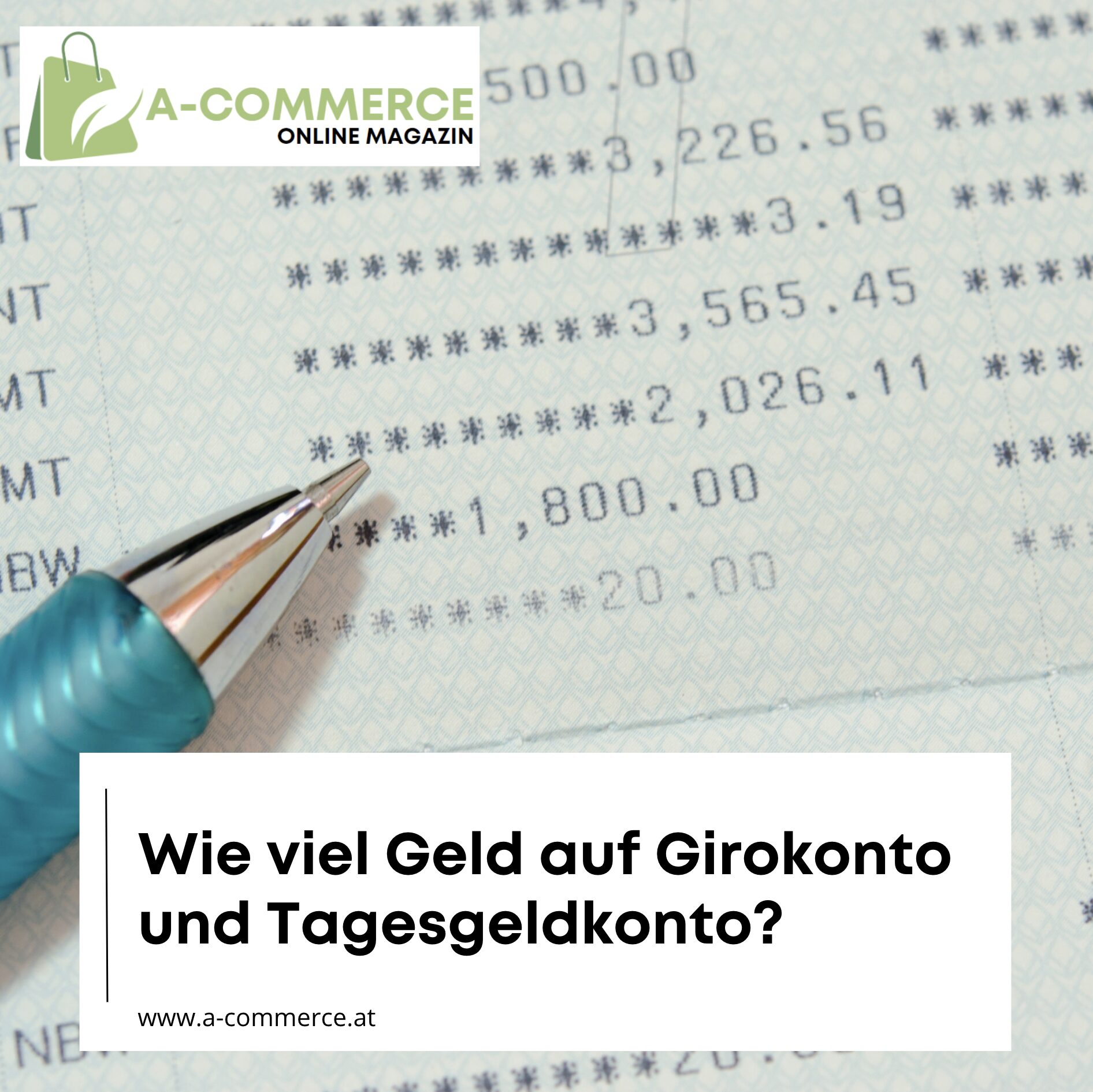 Wie viel Geld auf Girokonto und Tagesgeldkonto?