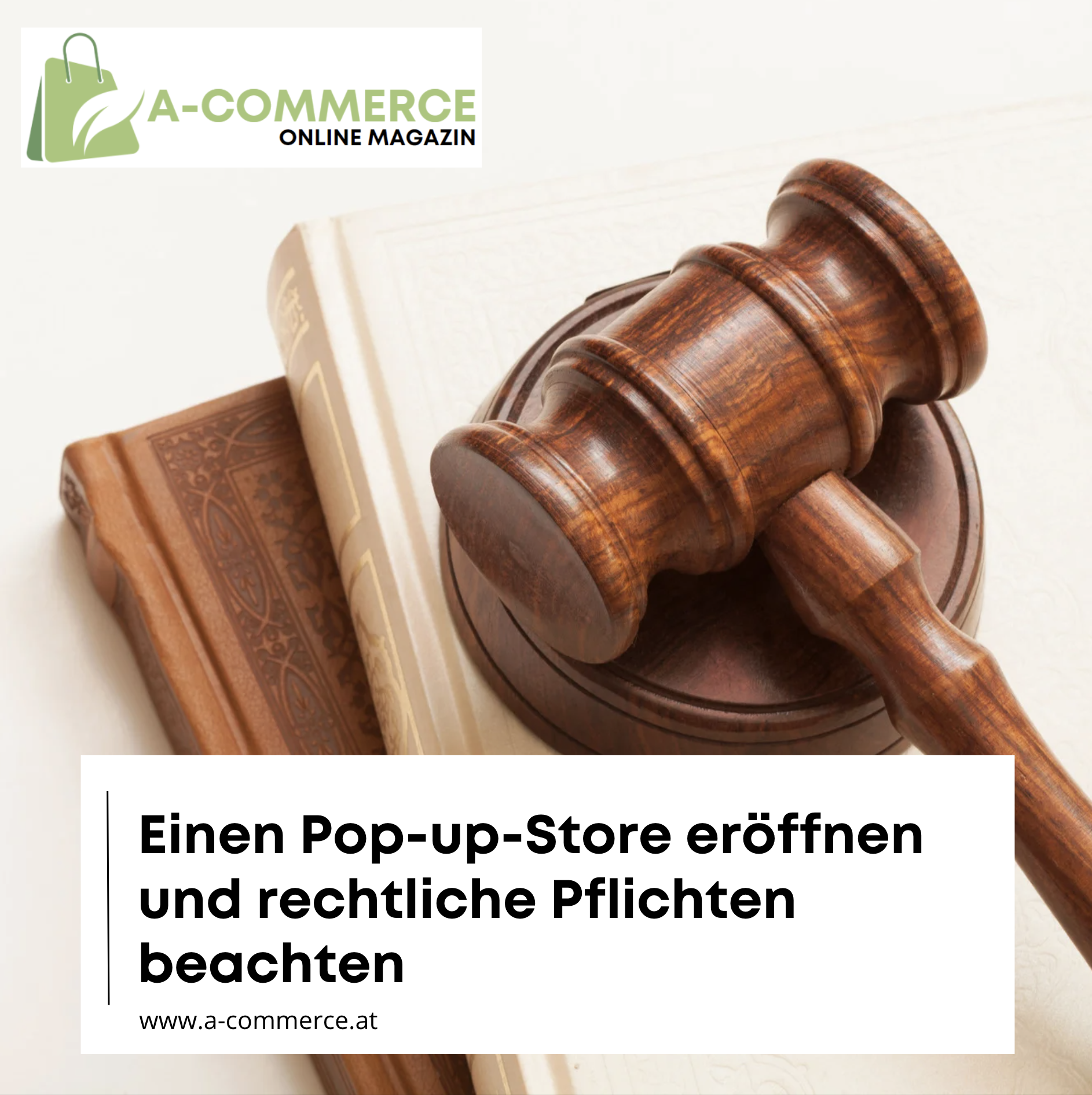 Einen Pop-up-Store eröffnen und rechtliche Pflichten beachten