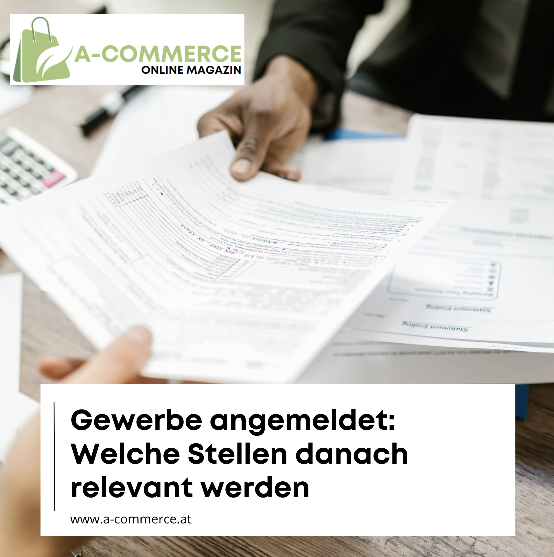Gewerbe angemeldet: Welche Stellen danach relevant werden Gewerbe angemeldet: Welche Stellen danach relevant werden