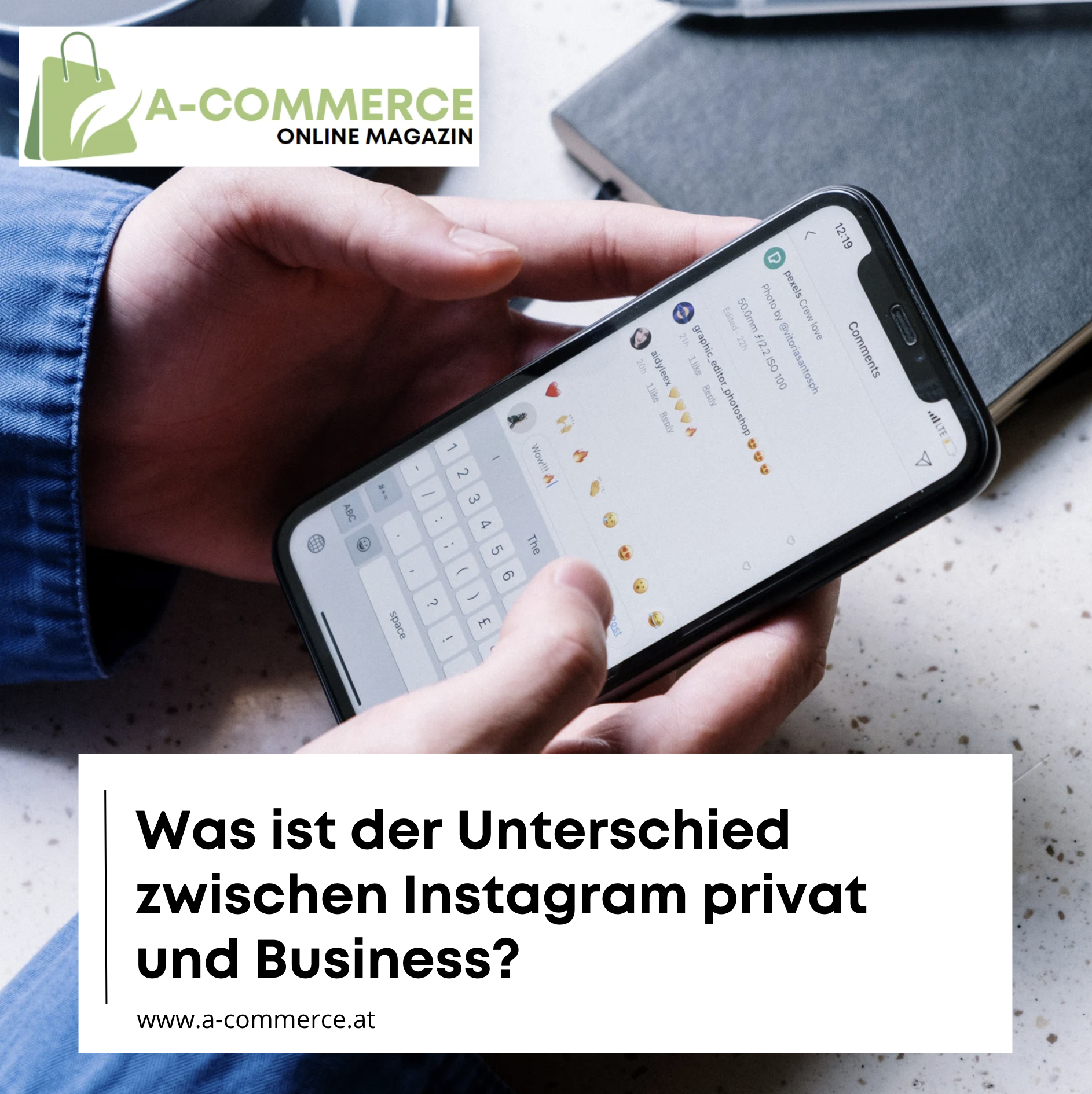 Was ist der Unterschied zwischen Instagram privat und Business?