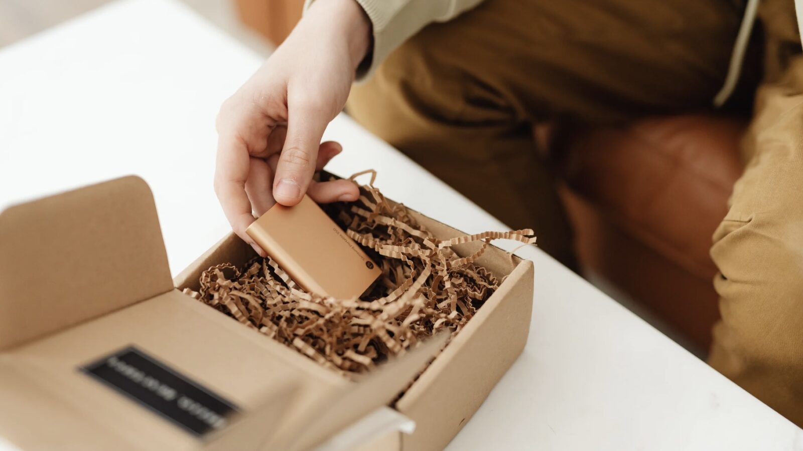 modernen Produktverpackungen